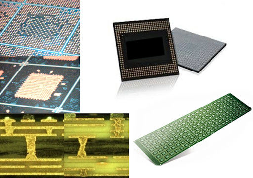 BT ENEPIG 4 Layer Sip Package Substrate 0.24mm Finished Thickness